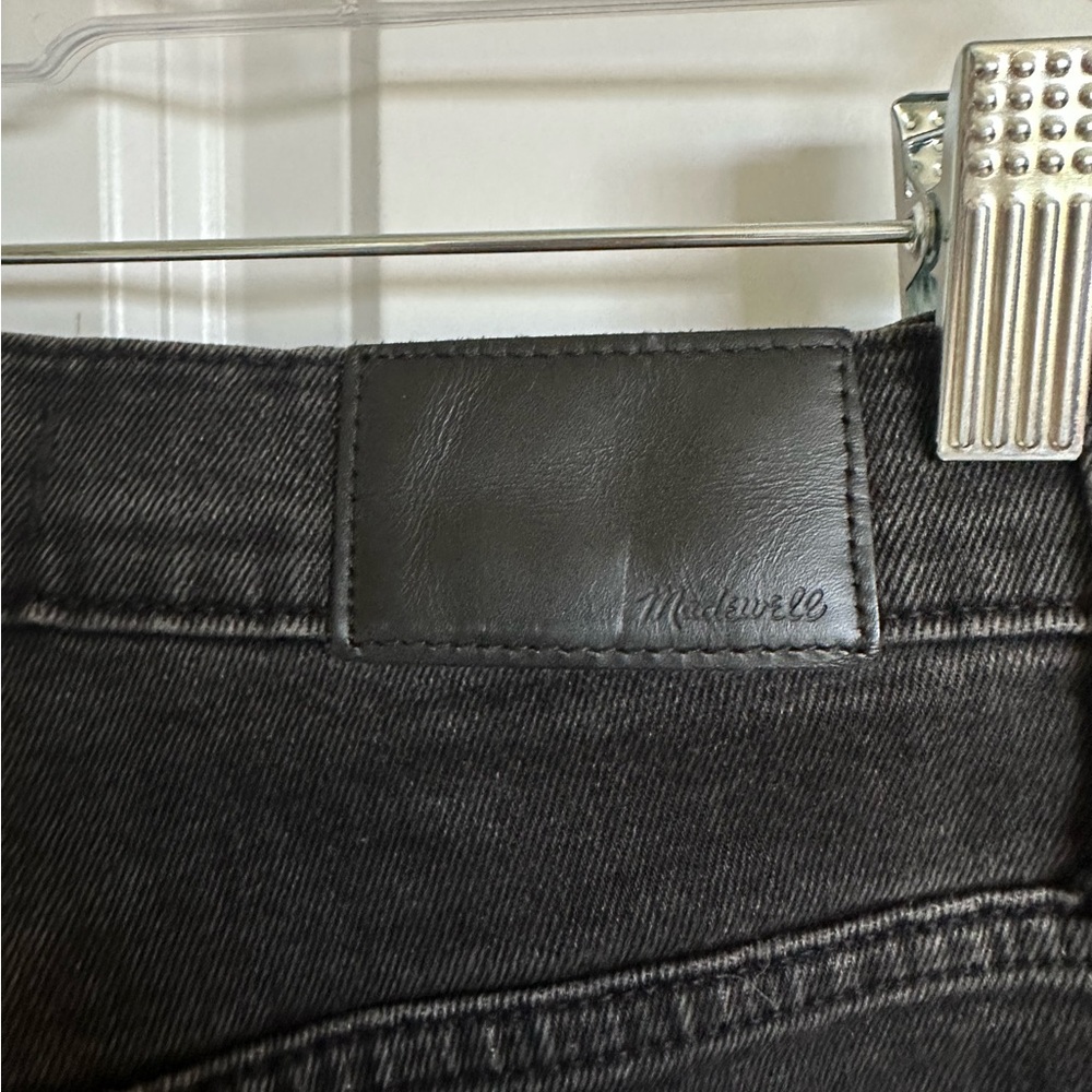 Black madewell classic straight jeans
